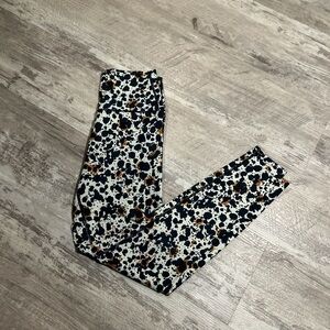 Athletic Leggings, Paint Splatter Design